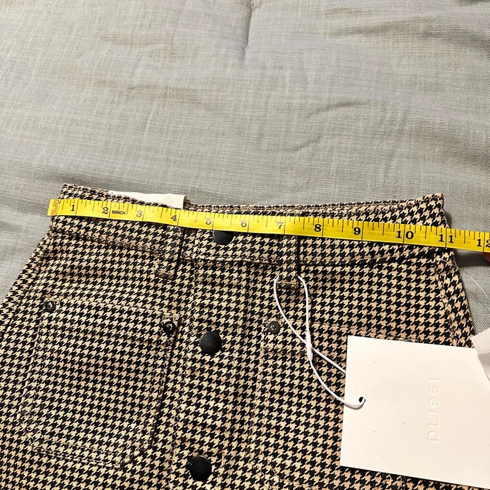 DL1961‎ Girls' Jenny Toddler Mini Skirt Size 5 Color Dogstooth - Picture 3 of 7